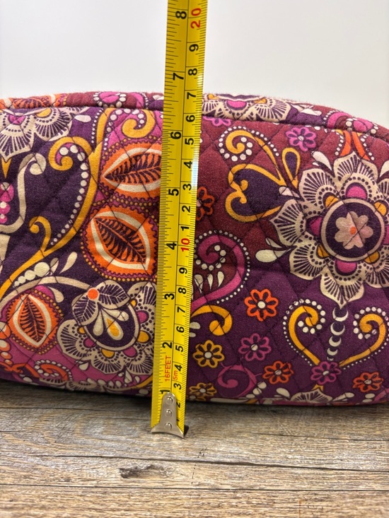 Vera Bradley Safari Sunset Laptop Backpack Retired Quilted Floral Travel Bag - Picture 10 of 12